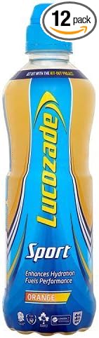 Lucozade Sport Orange Body Fuel Drink 500 Ml (Pack Of 12)
