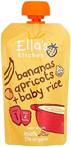 Ellas Kitchen - S1 Baby Rice Banana & Apricot | 120G | Bundle By Ella'S Kitchen (Vegetarian)