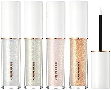 Mude Dreamy Glitter 04 Coral Glory With Thin Applicator From Shimmering To Bold Liquid Glitter In One Multi-Dimensional Finish With Long Wearing Formula