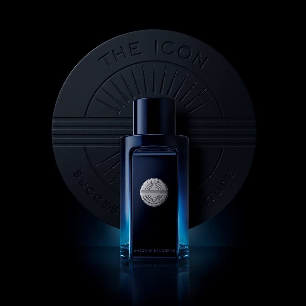 Banderas Antonio The Icon Eau De Toilette For Men - Long Lasting - Virile, Elegant, Trendy And Sexy Scent - Wood, Amber, And Sandalwood Notes - Ideal For Special Events - 1.7 Fl Oz : Beauty & Personal Care