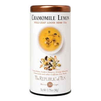 The Republic Of Tea Herbal Full-Leaf Loose Tea (Chamomile Lemon Herbal, 1.75 Oz)