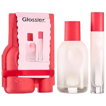 Glossier You Limited Edition Eau De Parfum Holiday Gift Set - Full Size Spray (1.7Oz / 50Ml) And Travel Size Rollerball (0.27Oz / 8Ml) : Beauty & Personal Care