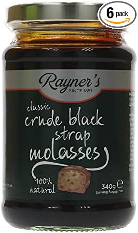 Rayners Blackstrap Molasses 340G (Pack Of 6)