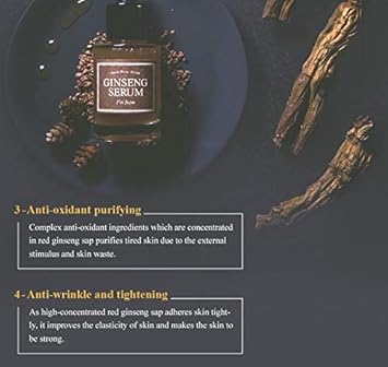 [I'M From] Ginseng Serum, 30Ml, Elasticity, Anti-Wrinkle, 7.98% Ginseng Extract : Beauty & Personal Care