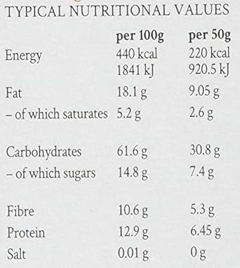 Primrose'S Kitchen Raw Carrot, Apple And Cinnamon Muesli, 400 G, Pack Of 6