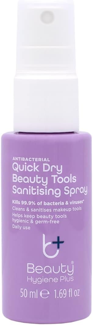 Beauty Hygiene Plus Makeup Tools Sanitising Spray Quick Dry Antibacterial Antiviral 50ml : Amazon.co.uk: Beauty