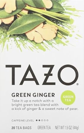 Tazo Green Ginger Tea Bags Green Tea 20Ct