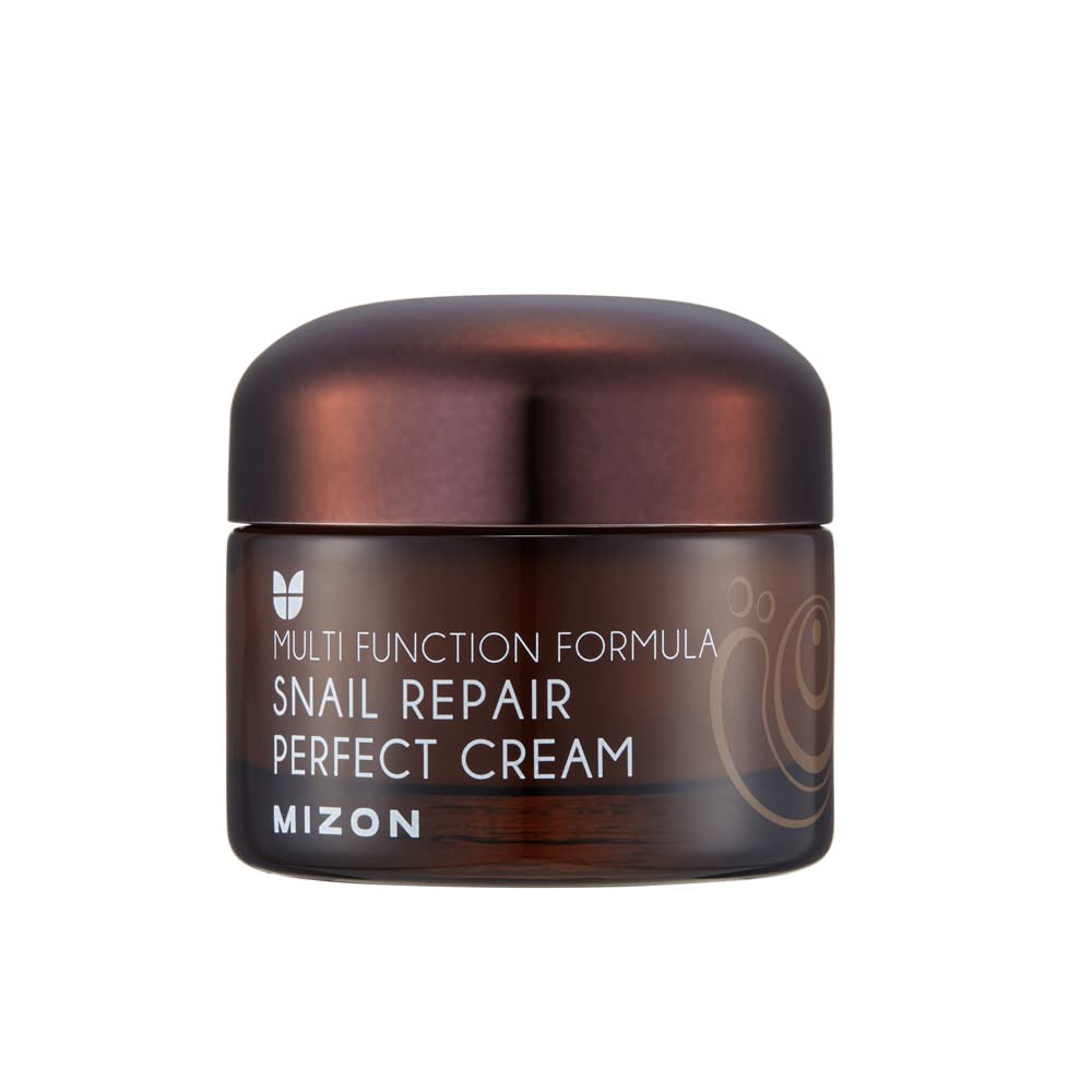 Mizon Snail Repair Perfect Cream, Snail Mucin, Niacinamide, Phyto Mucin, Adenosine, Deep Hydration, Wrinkle-Care, Nutrition, Paraben Free, Korean Skin-Care (50Ml 1.69 Fl Oz)