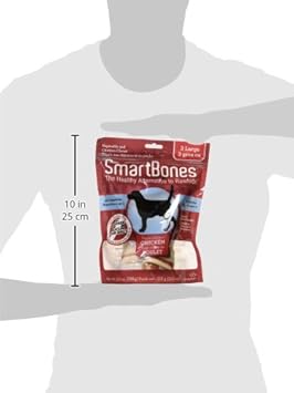 SmartBones Large Chews, Treat Your Dog to a Rawhide-Free Chew Made with Real Meat and Vegetables : Pet Treat Bones : Pet Supplies