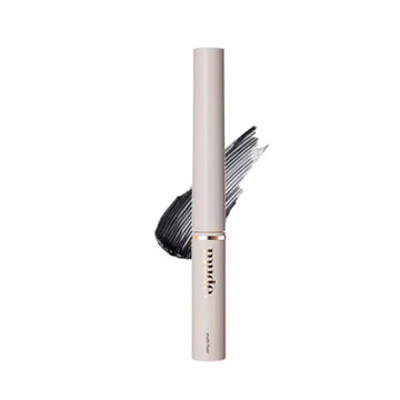 Mude Inspire Skinny Curling & Multi-Fixer Volumizing Curling Thin Wand Mascara For Precise Appplication Dramatic Lashes Smudge-Proof Water-Proof Stays On All Day (04 Clear Black)