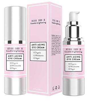 Anti Aging Eye Cream For Women Men. Vegan Eye Cream For Dark Circles Puffiness Wrinkles 1 Oz 50 Days Supply
