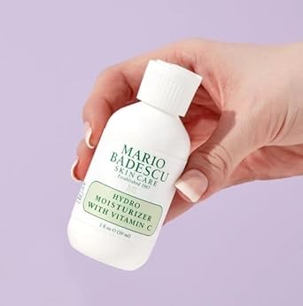 Mario Badescu Hydro Face Moisturizer With Vitamin C For Combination And Sensitive Skin | Lightweight Facial Cream For Men & Women | Moisturizing Skincare With Vitamin E, 2 Fl Oz : Beauty & Personal Care