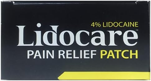 Blue Emu Lidocare Relief Patch for Back and Shoulder Strain Fast Acting, 3 Count (Pack of 1) : Health & Household