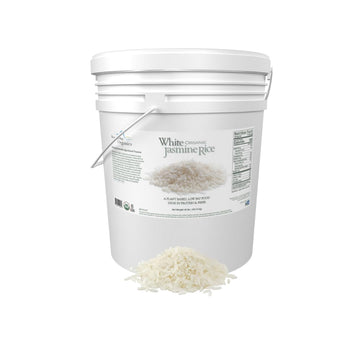 Mountain High Organics Inc. Certified Organic Jasmine White Rice 6G Bucket (40LBS)