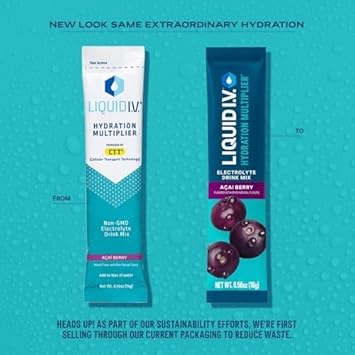 Liquid I.V.® Hydration Multiplier - Strawberry | Electrolyte Powder Drink Mix | 1 Pack (16 Servings)