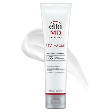 Eltamd Uv Facial Spf 30+ Sunscreen Moisturizer Face Lotion, Broad Spectrum Moisturizing Sunscreen With Hyaluronic Acid, Non-Greasy, Mineral-Based Face Sunscreen With Zinc Oxide, 3.0 Oz Tube