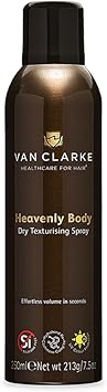 Van Clarke Heavenly Body Dry Texturising Spray – 250Ml – Adds Instant Volume– Instantly Boosts Fine, Flat Or Thin Hair – Lightweight Spray - Oil Absorbing - Colour Safe