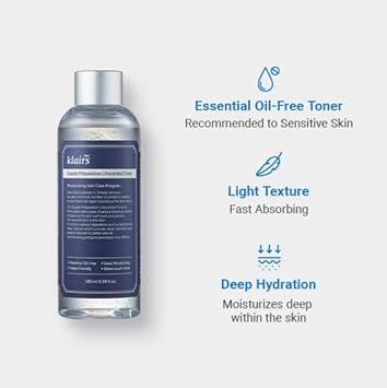 Klairs Unscented Toner + Soothing Cream Set, Trouble Soothing, K-Beauty Skincare Routine