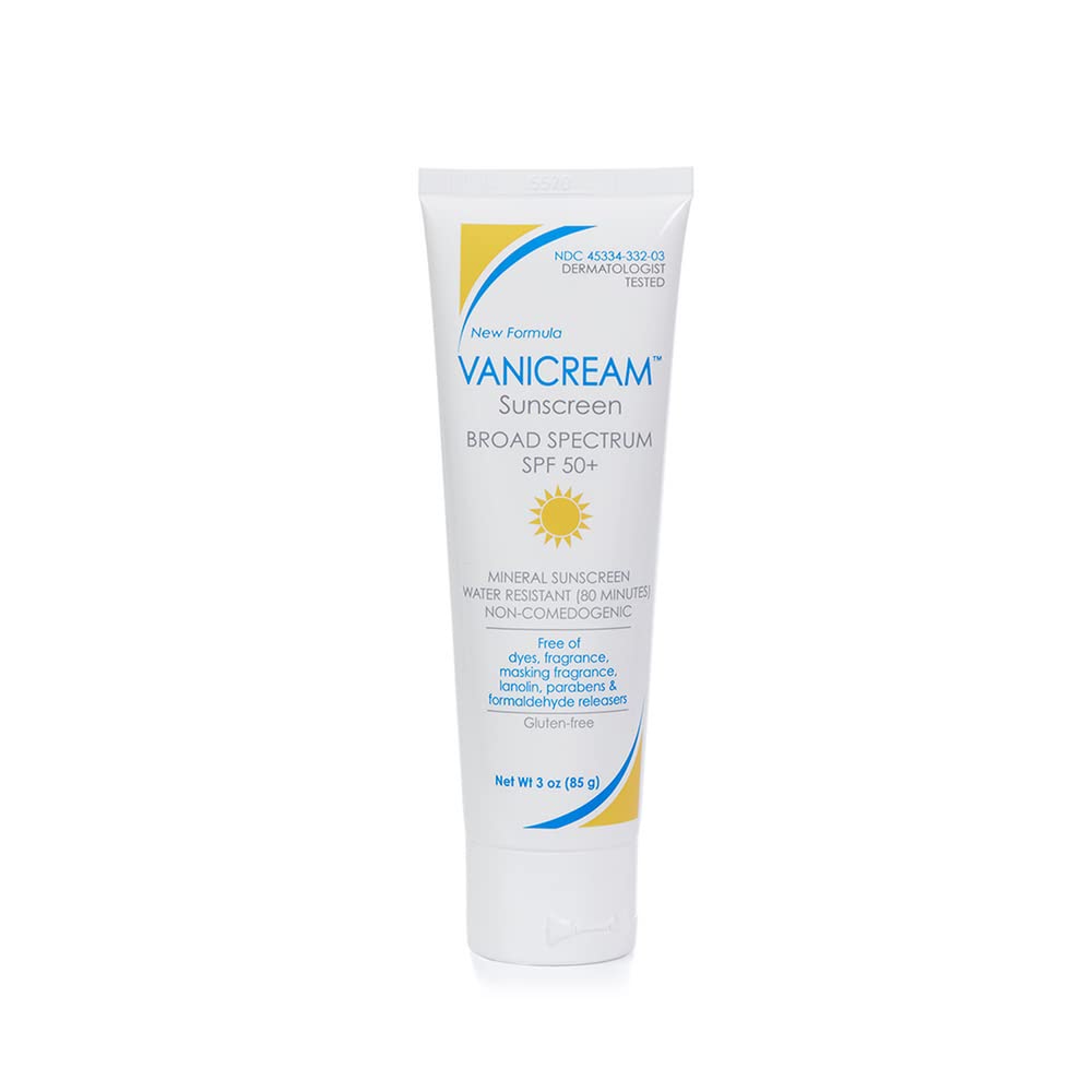 Vanicream Sunscreen Broad Spectrum SPF 50+ oz, 3 Ounce