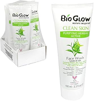 Bioglow Face Wash Purifying, Moisturising & Enhancing Cleansing Alcohol Free (Purifying Herbal Active)