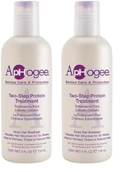 Aphogee Two-Step Protein Treatment For Damaged Hair 4 Fl Oz