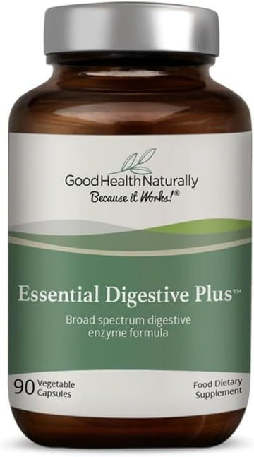 Essential Digestive Plus, Digestive Health Supplement | 90 Vegetable Capsules - Good Health Naturally
