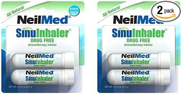 NeilMed SinuInhaler Natural Non Medicated Aromatherapy Inhaler (Bonus Pack) (Pack of 2) : Health & Household