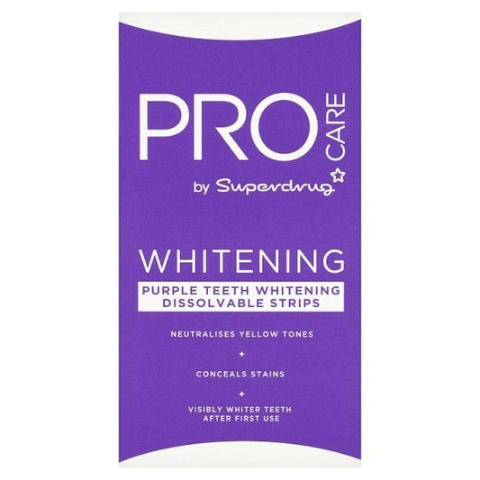 Procare Purple Whitening Strips X12