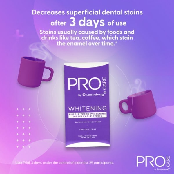 Procare Purple Whitening Strips X12