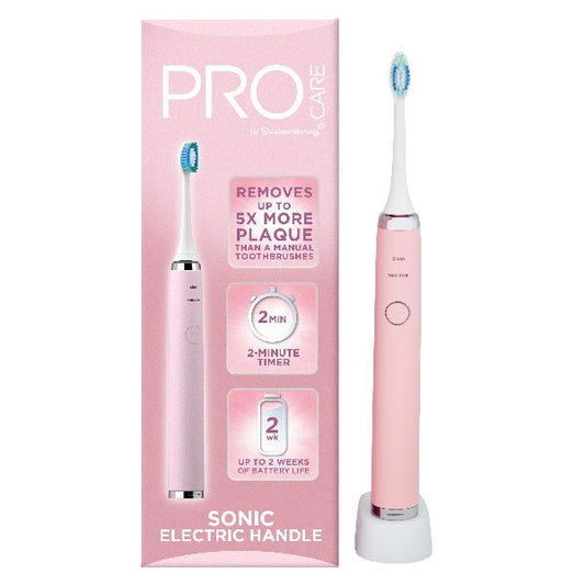 Procare Sonic Rechargeable Electric Toothbrush Pink