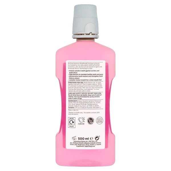 Procare Sensitive Mouthwash 500Ml
