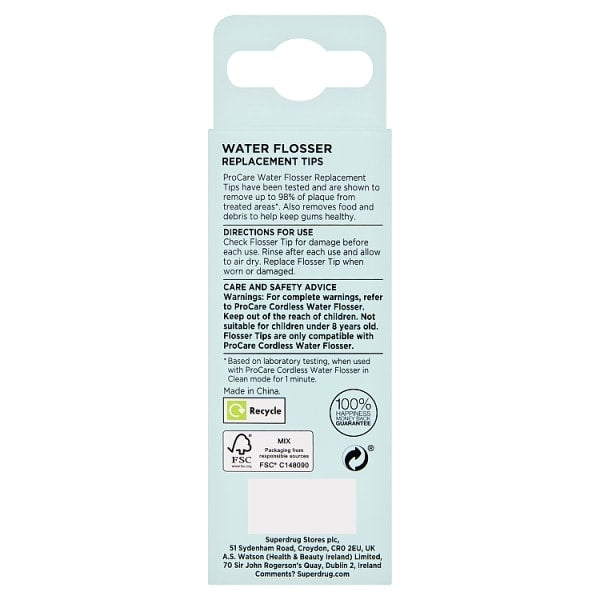 Procare Water Flosser Replacement Tips X2