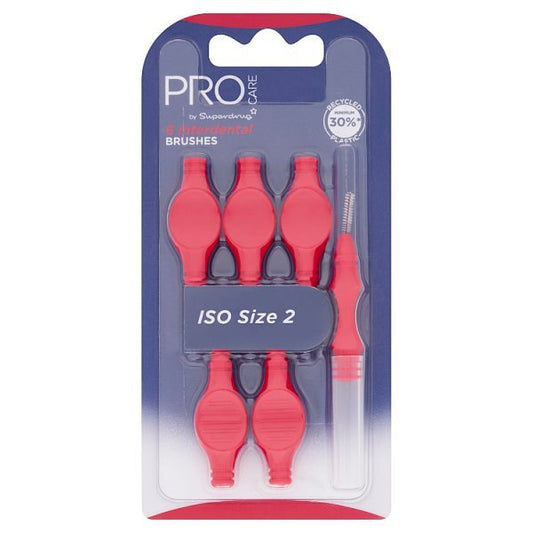Pro Care Interdental Brushes Red 0.5Mm