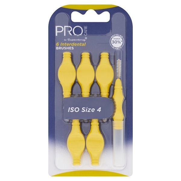 Pro Care Interdental Brushes Yellow 0.7Mm X6