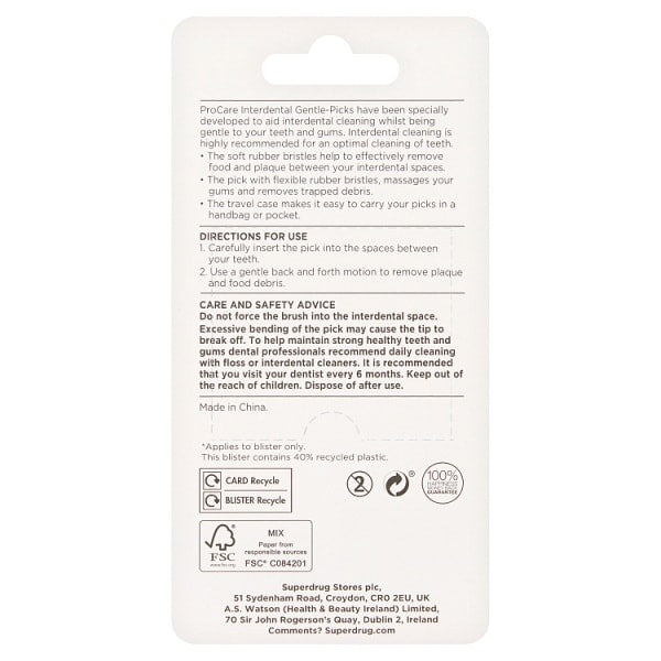 Pro Care Soft Interdental Brush 30Pk - Medium