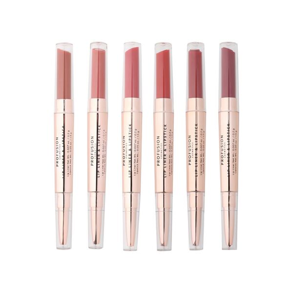 Profusion Cosmetics Lunar Lips 6 Pc Lipstick & Liner Set