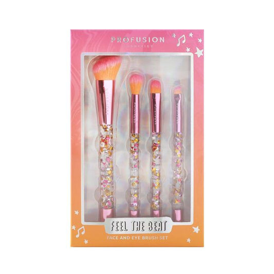 Profusion Cosmetics It'S A Vibe | 4 Pc Face & Eye Brush Set