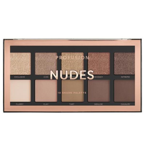 Profusion Cosmetics Nudes - 10 Shade Eyeshadow Palette