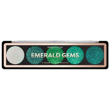 Profusion Cosmetics Glitter Gems Glitter Palette Emerald