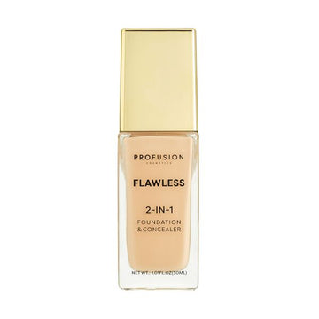Profusion Cosmetics Flawless 2-In-1 Foundation | Fair Beige