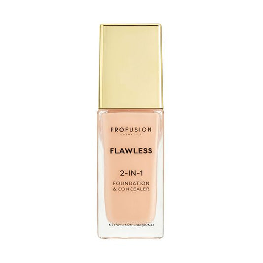 Profusion Cosmetics Flawless 2-In-1 Foundation | Rose Ivory