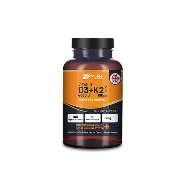 Prowise Vitamin D3 4000Iu & K2 Mk7 100µg 180 Tablets