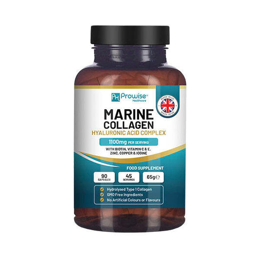 Prowise Marine Collagen With Hyaluronic Acid 1100Mg 90 Caps