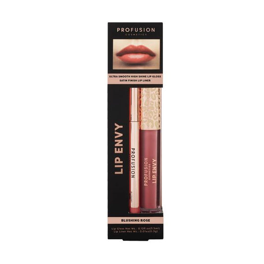 Profusion Cosmetics Lip Envy Gloss & Liner |Blushing Rose