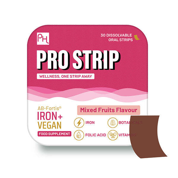 Prowise Prostrip Iron+ Ab-Fortis 14Mg 30 Oral Vegan Strips