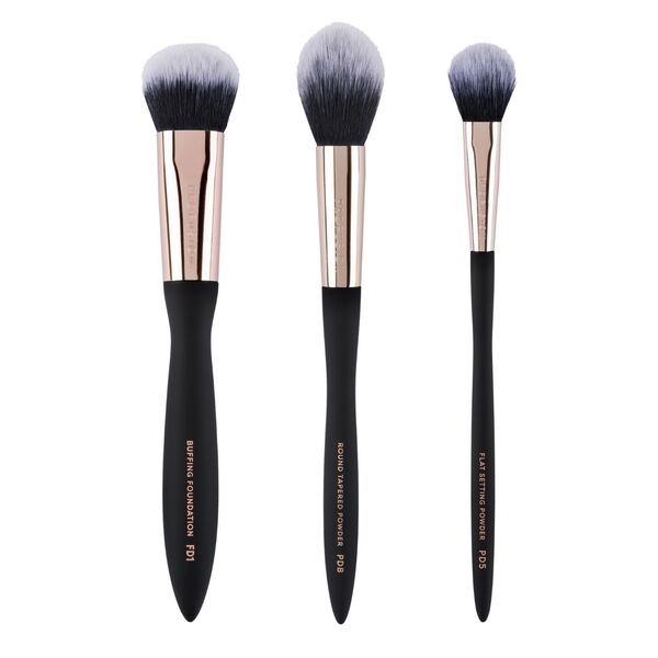 Profusion Cosmetics Face Essentials - 3 Pc Face Brush Set