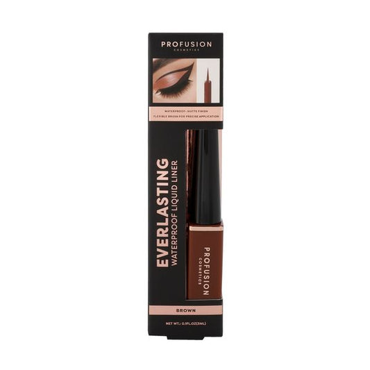 Profusion Cosmetics Everlasting Eyeliner - Brown 3Ml