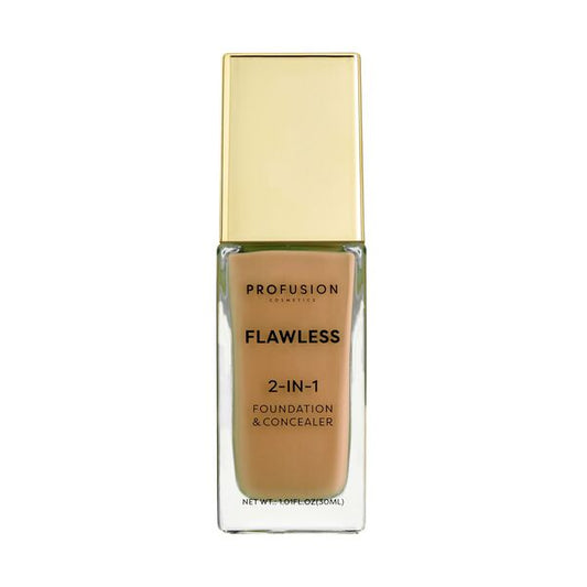 Profusion Cosmetics Flawless 2-In-1 Foundation | Warm Bronze