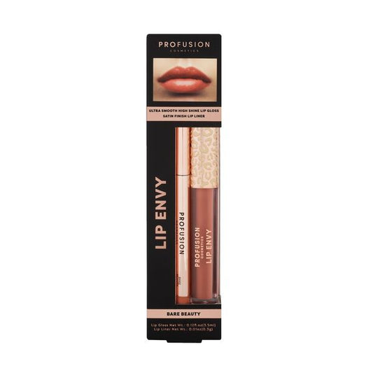 Profusion Cosmetics Lip Envy Gloss & Liner |Bare Beauty
