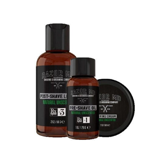 Razor Md Travel Shave Kit Natural Unscented